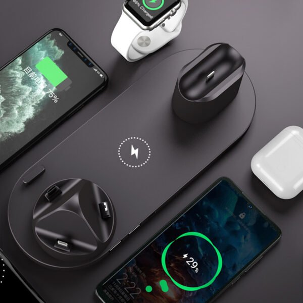 6-in-1 Wireless Charger Dock for iPhone & Watch - Image 2