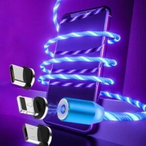 Flowing Light Magnetic Data Cable for iPhone & Android