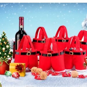 Christmas hot sale red christmas bag christmas wedding candy bag
