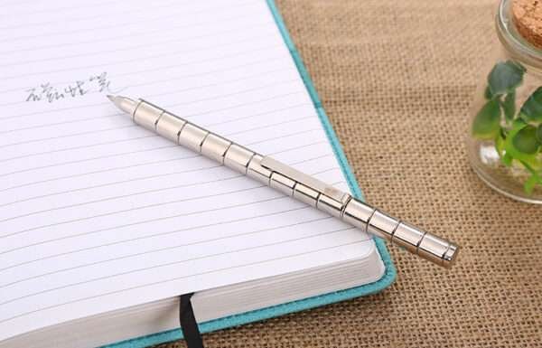 Stress Reducer Relief Toys Gift Box funny black golden kits Fidget magnetic polar pen with stylus ball pen - Image 5