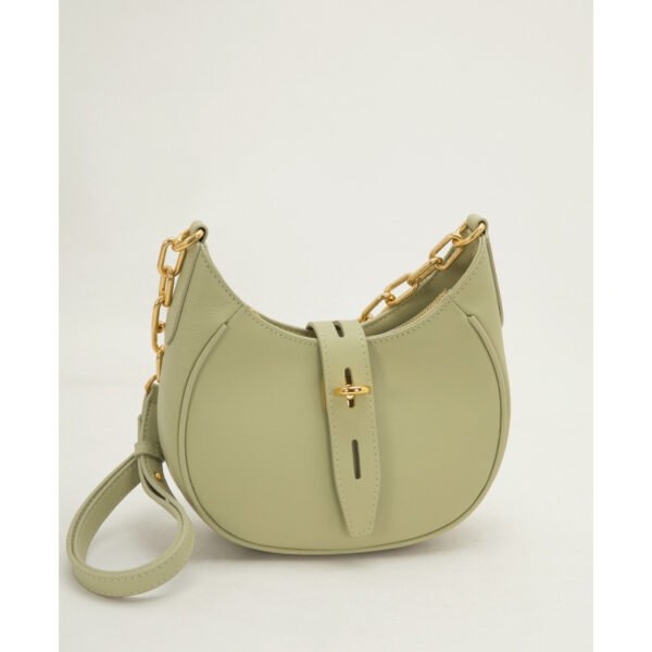 Western Style Leather Light Luxury Saddle Bag - Image 6