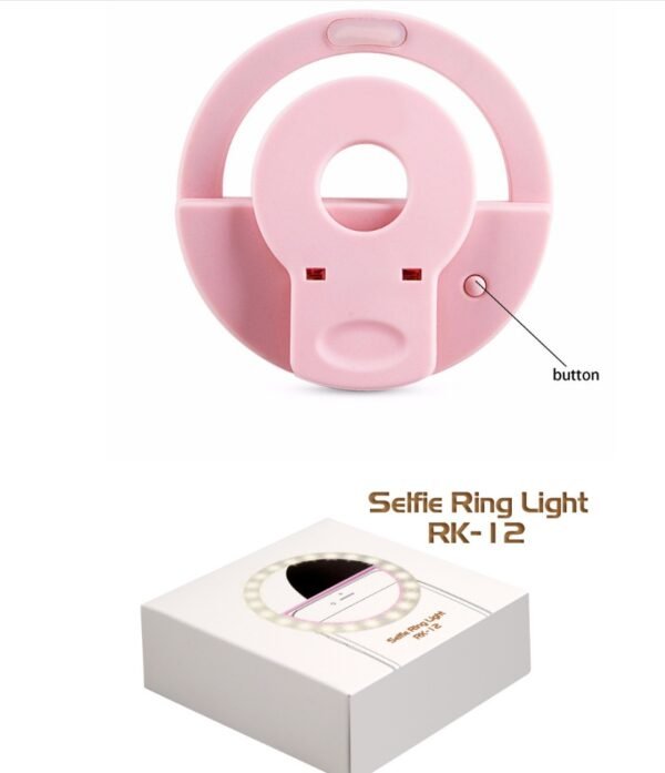 Mobile phone fill light USB charging model rk12 mobile phone self-timer beauty fill light - Image 3