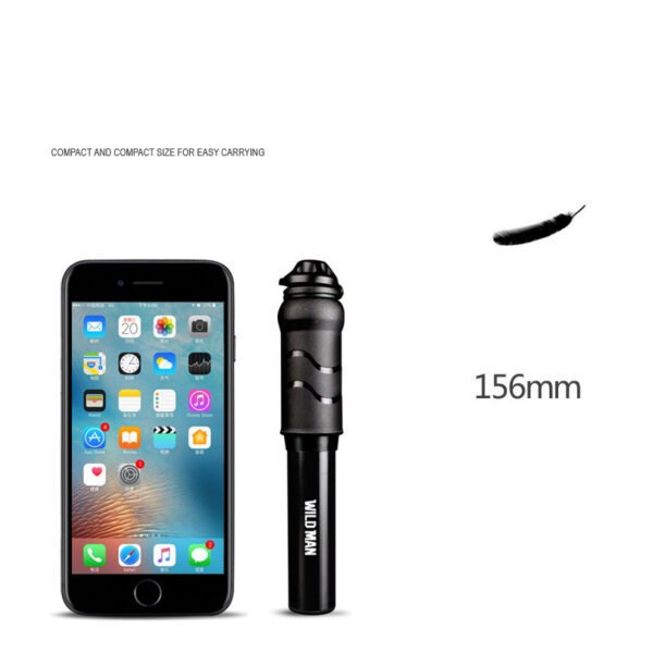 WILD MAN high pressure mountain road bike portable bicycle pump US law mouth universal mini basketball pump - Image 10