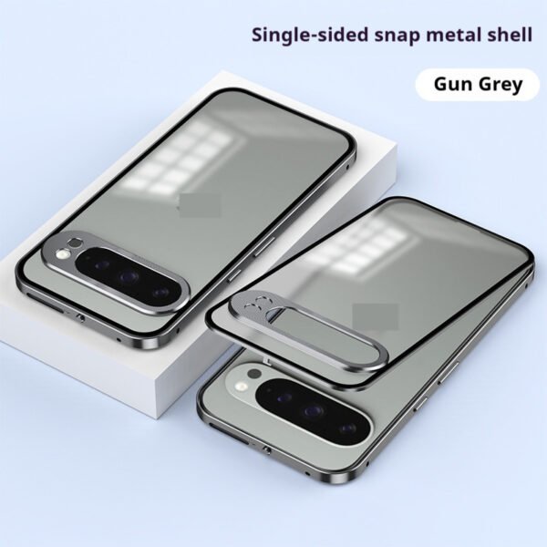 Spring Fastener Metal Frame Protective Phone Case - Image 7