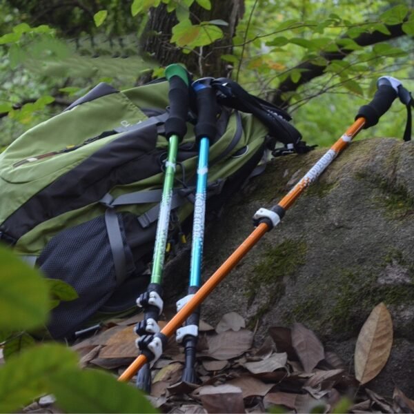 Aluminum alloy trekking pole straight handle - Image 4