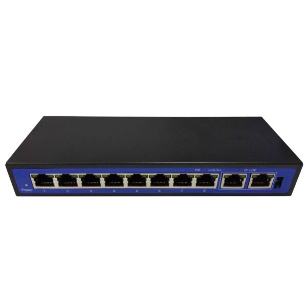 8+2 power 10 port 100M POE switch wireless AP 48V external power supply - Image 4