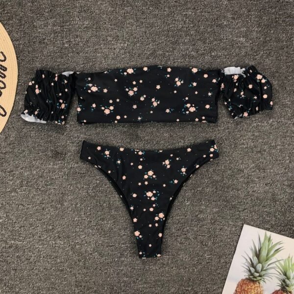 Floral bikini swimsuit - Image 4