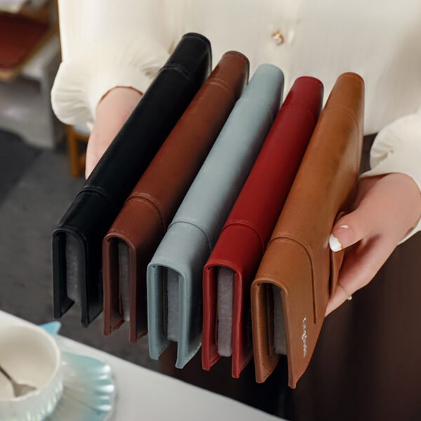 Women's Wallet Long Two-fold Zipper Plain - Image 2