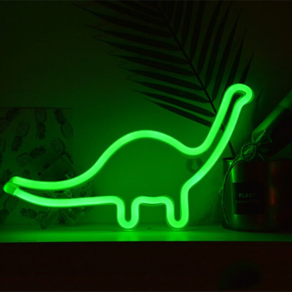 Decorative neon lights at night - Image 2