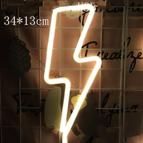 Decorative neon lights at night - Image 9