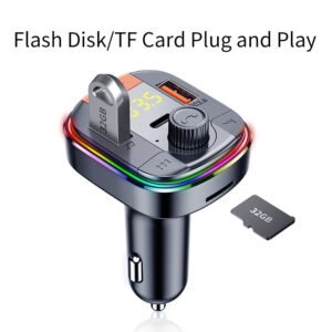 832 Car MP3 Player with Bluetooth & QC3.0 Charger