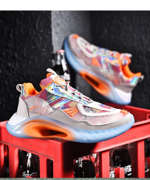 Student Sneakers Men's Basketball Low-Top Men's Sports And Leisure Shoes Men's Korean Version Of The Trend Of All-Match Youth Running Shoes - Image 5