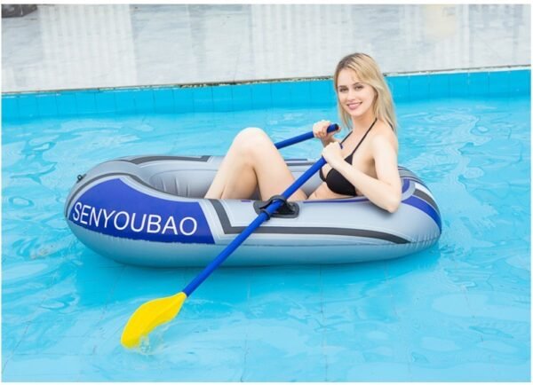 Single Boat Double Inflatable Boat Kayak PVC Boat Hovercraft Fishing Boat - Image 4