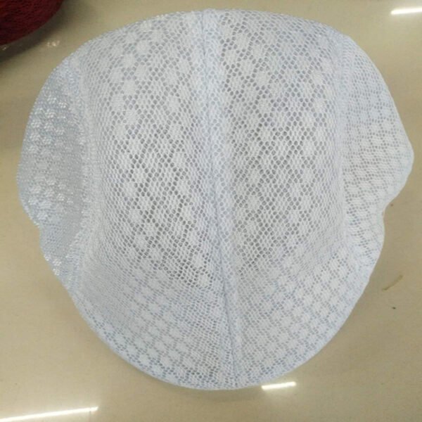 Comfortable And Breathable Linen Cotton Duck Tongue Beret - Image 6