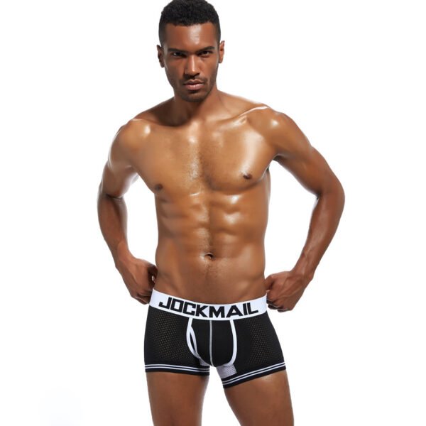 Underwear Boxer Men Breathable Mesh Mens Boxers - Image 3