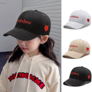 Korean Style Children's Baseball Cap Letter Embroidered Peaked Cap
