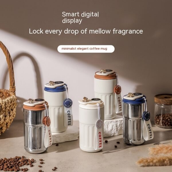 Smart Digital Thermal Bottle Portable Coffee cup - Image 4