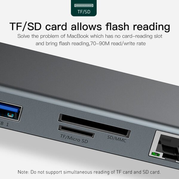Cooling Bracket 10-Port Hub with HDMI & VGA Conversion - Image 7
