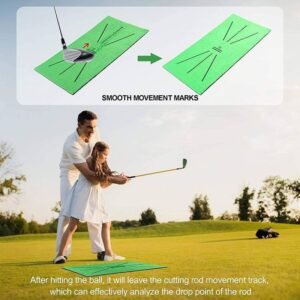 Golf Swing Mat Golf Swing Mat Indoor And Outdoor Swing Pads Hit Contact Track De