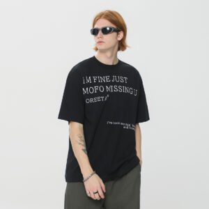 Fashion Offset Printing Cotton T-shirt Men
