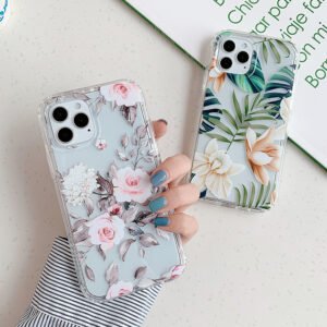 Banana Leaf & Watercolor Flowers Phone Case