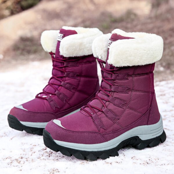 Velvet Warm Cotton Snow Boots High Cotton-padded Shoes - Image 7