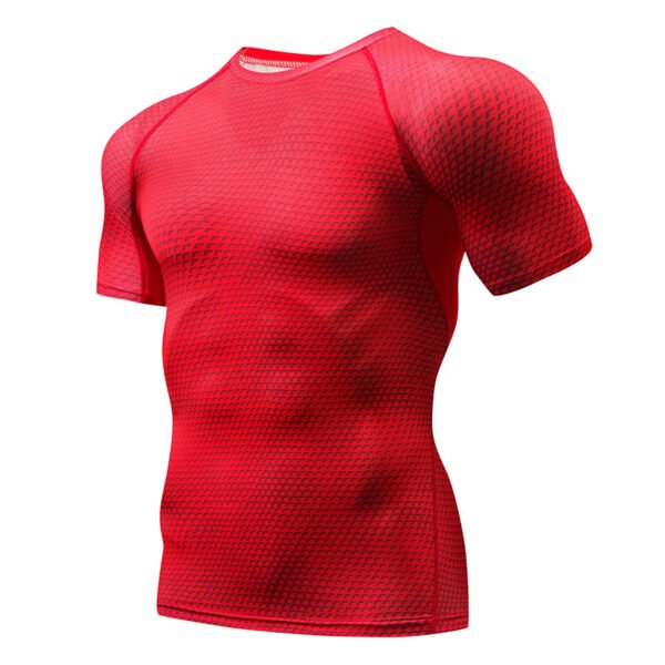 Tights Men's Sports Running Short Sleeve - Image 6