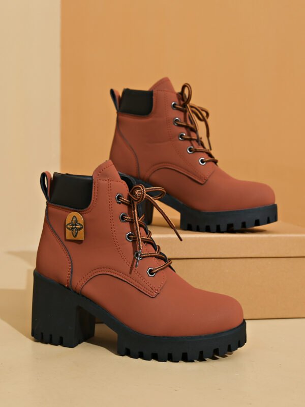 Chunky Heel Plus Size Martin Boots Thick Bottom Fashion All-match - Image 8