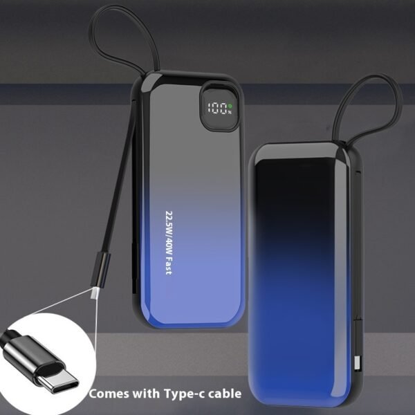 Integrated Cable Portable Battery with Large Capacity - Image 9