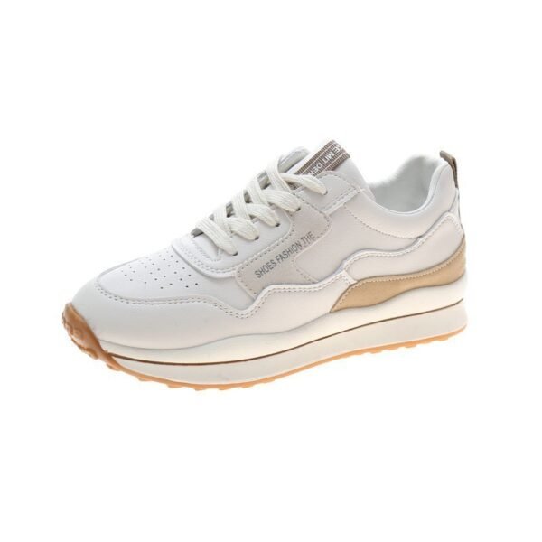 Breathable Low Top Flat Bottom 41 Size Female Lace-up Casual Shoes - Image 5