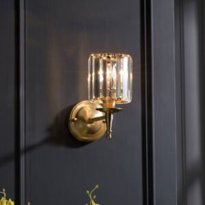 Crystal Bedroom Wall Simple Bedside Lamp