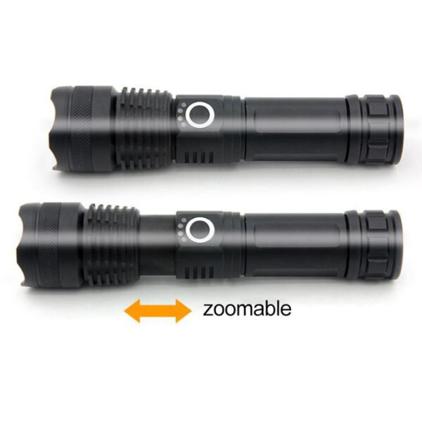 USB Charging Zoom P50 Flashlight - Image 8