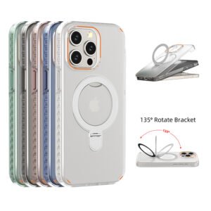 Colorful Magnetic Bracket Phone Case – MagSafe Wireless Charging