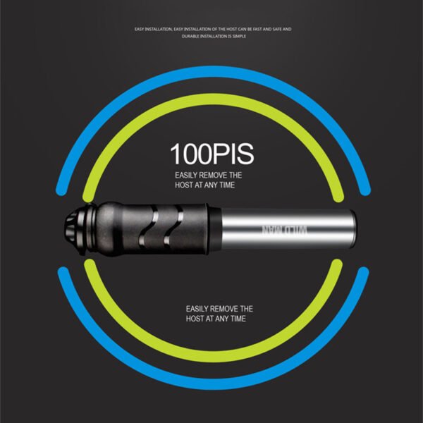 WILD MAN high pressure mountain road bike portable bicycle pump US law mouth universal mini basketball pump - Image 4