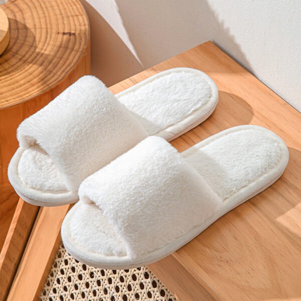 Velvet Women's Cotton Slippers Home Indoor Non-slip - Image 3