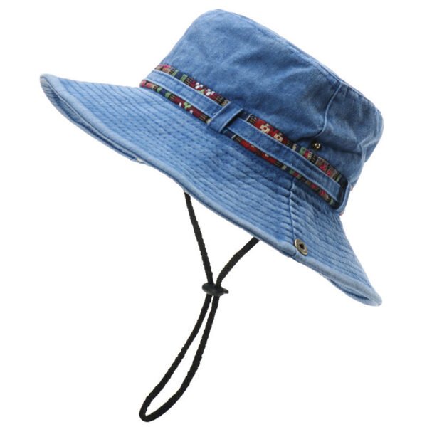 Cotton Fisherman Men's Outdoor Sun Hat - Image 5