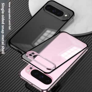 Spring Fastener Metal Frame Protective Phone Case