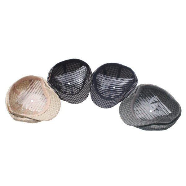 Casual British Small Lattice Beret Retro - Image 6