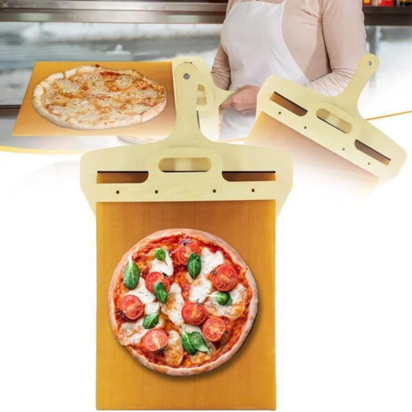 Non-Stick Pizza Paddle for Easy Transfer - Image 2
