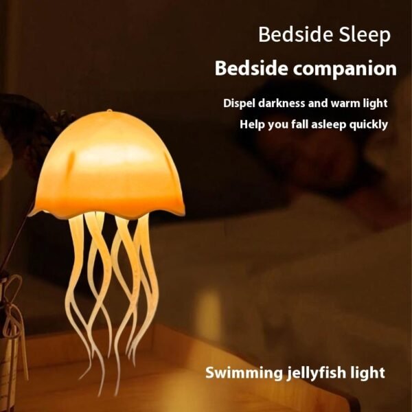 Jellyfish Lamp USB Colorful Voice Control Swimming Ambience Light - Image 4