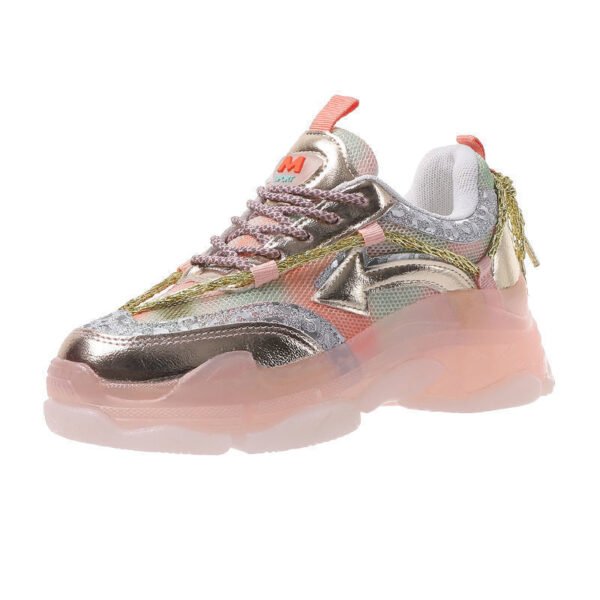 Breathable Platform Gradient Sneakers - Image 2