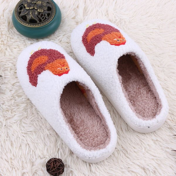 Chicken Printed Plush Slippers Soft Bottom Warm Keeping Home Cotton - Image 4