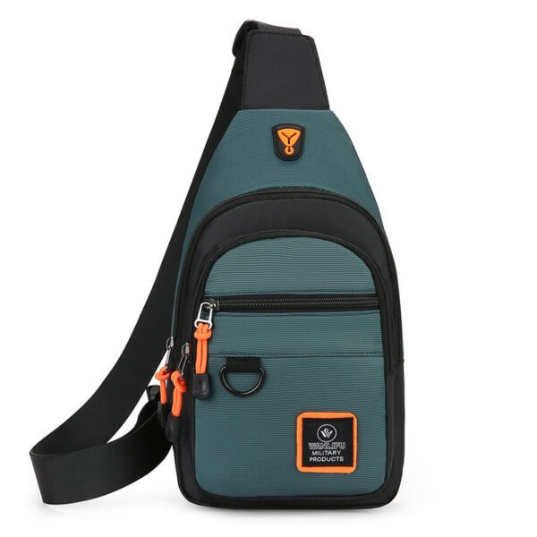 Men's Business Chest Bag Multi-layer One Shoulder Crossbody Bag - Image 8