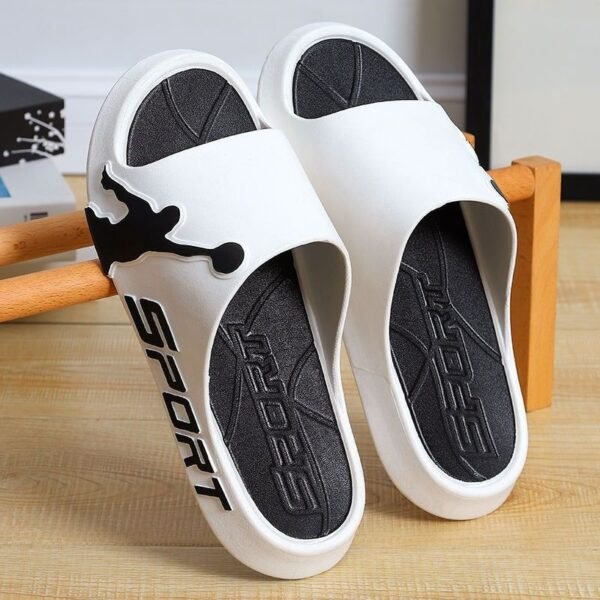 Men's Outdoor Wear Summer Thick-soled Basketball Fashion Slippers Wear-resistant - Image 7