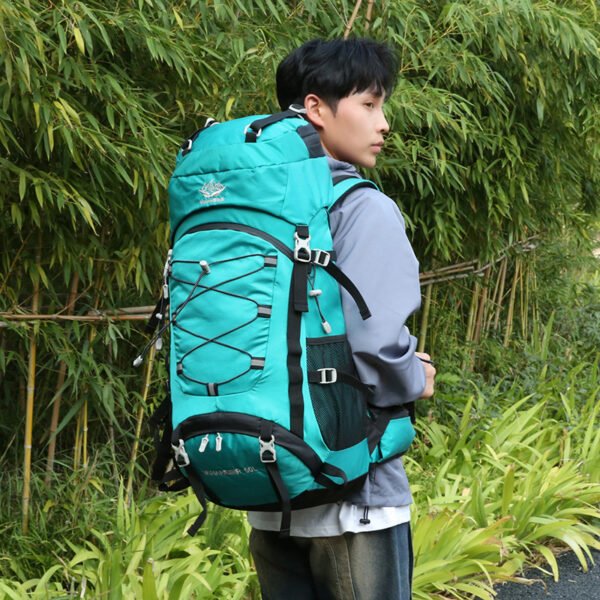 Hiking Camping Travel Outdoor Sports Hiking Bag 60 Liters Large Capacity Backpack - Image 2