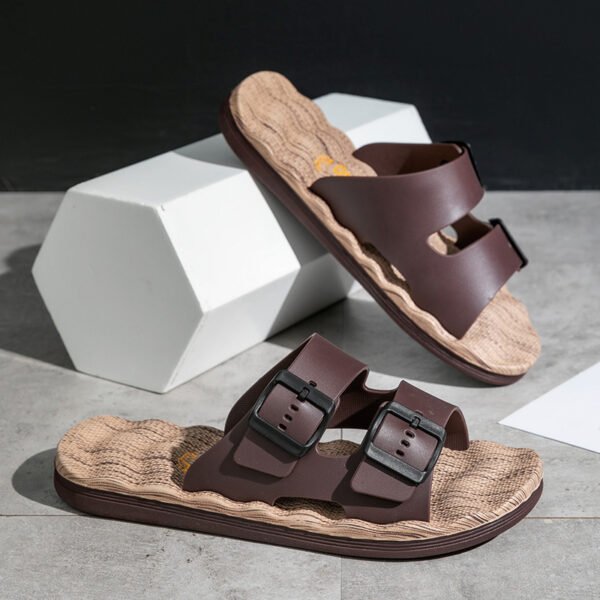 Men's Non-slip Wear-resistant Platform Slippers - Image 3