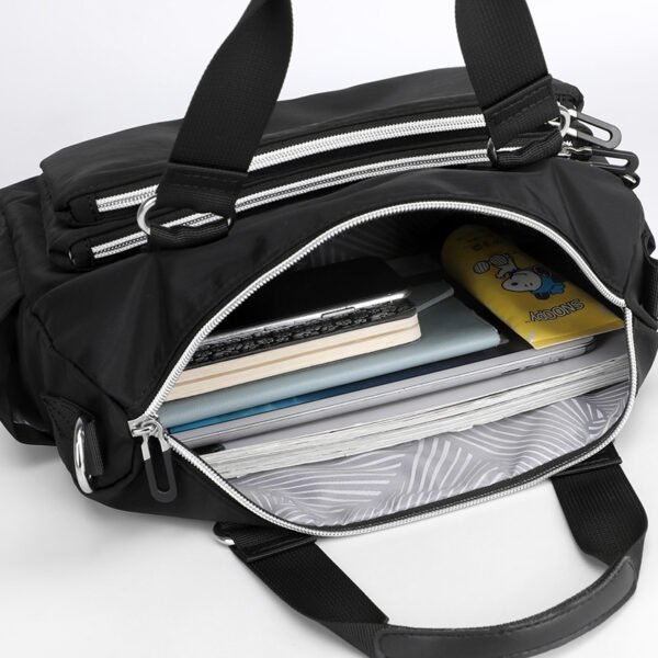 Fashion Trendy One-shoulder Bag Multi-layer Waterproof Nylon Women - Image 4