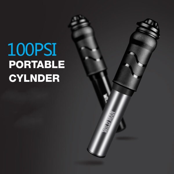 WILD MAN high pressure mountain road bike portable bicycle pump US law mouth universal mini basketball pump - Image 6