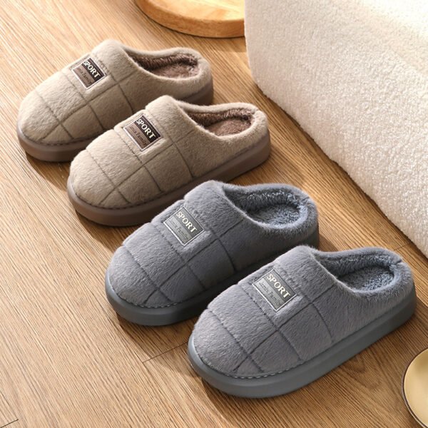 Men's Cotton Slippers Winter Household - Image 3