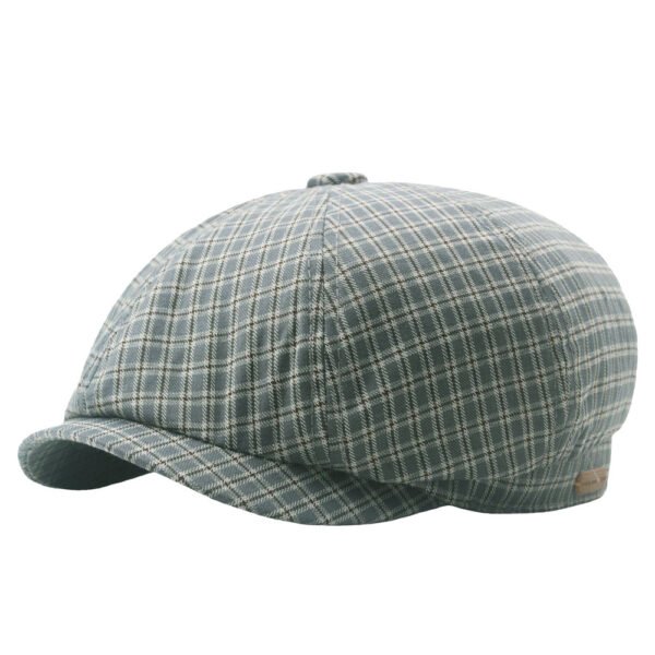 Casual British Small Lattice Beret Retro - Image 2